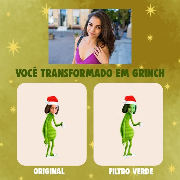Meia Grinch com Foto - Image 3