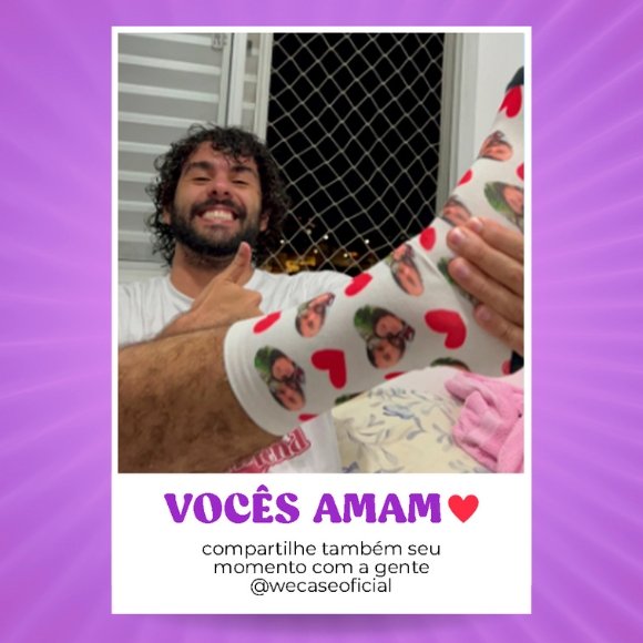 Meia com Foto - Image 2