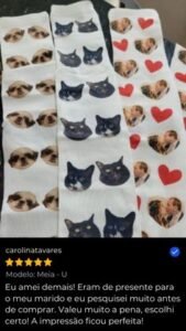 Meia com Foto photo review